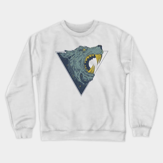 Big bad wolf Crewneck Sweatshirt by Jess Adams